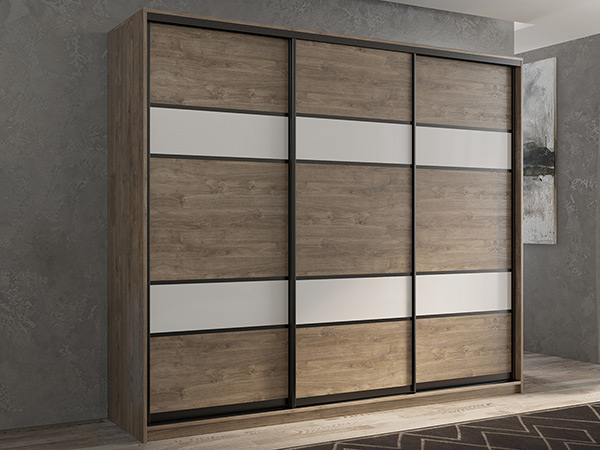 

Шкаф-купе 3-х дверный Кааппи 8 Дуб Харбор Эспрессо 240х60х230 см, Коричневый