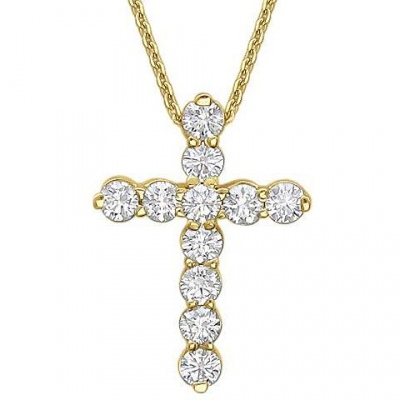 

Колье из желтого золота с бриллиантом 40 см Эстет 01Л630993, 01Л630993