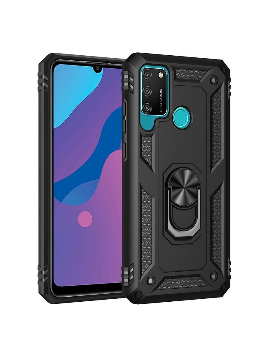 

Brodef ArmaRing Противоударный чехол с кольцом для Poco M4 Pro 5G красный