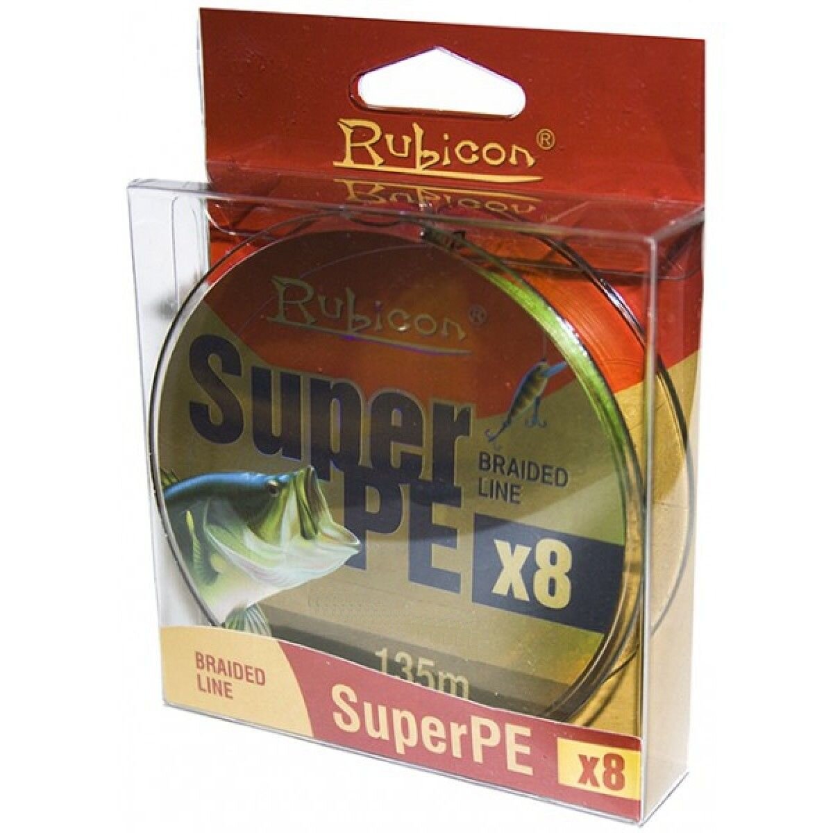 Леска плетеная Rubicon Super PE 8x 0,14 мм, 135 м, 14,5 кг, black