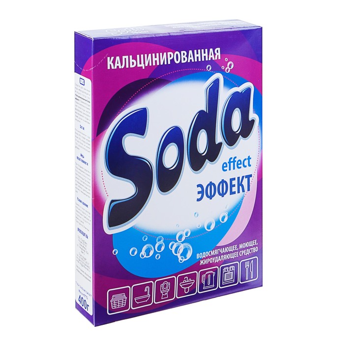 фото Средство для стирки soda effect, сода кальцинированная, 400 г