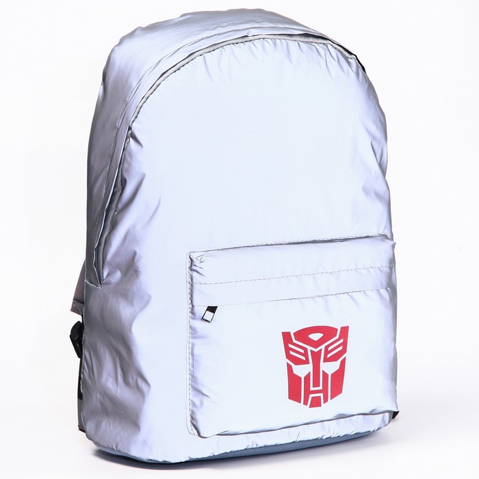 

Рюкзак со светоотражающим карманом, Transformers, Серебристый