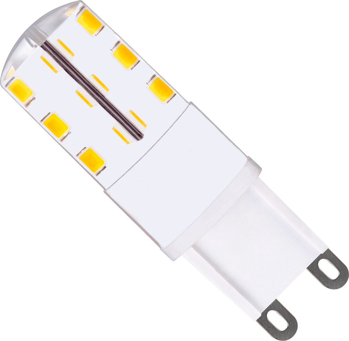 Лампа светодиодная (комплект 5 шт.) REV JCD, G9, 1.6W, 3000K, 32439 3