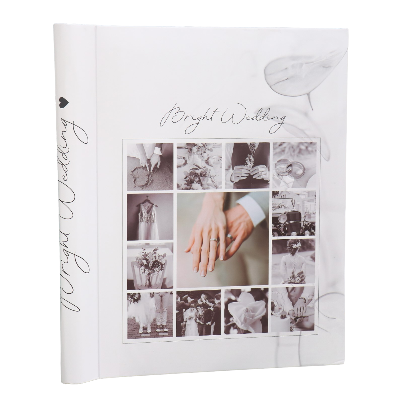 

Фотоальбом на 10 магн.листов 23х28 см, внутр. спираль "bright wedding" Сентябрь, Белый