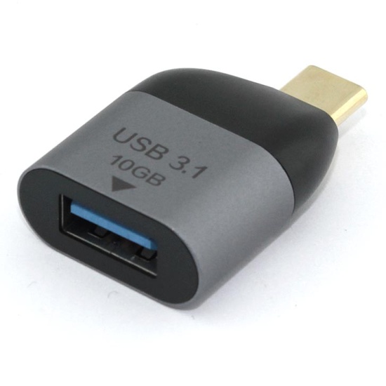 

Переходник Type C папа на USB 3.1 мама, Чёрный