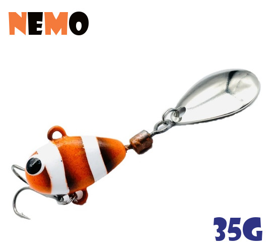 Тейл-Спиннер Uf-Studio Hurricane 35g #Nemo