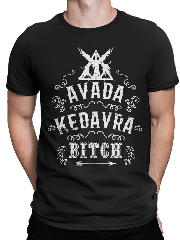 фото Футболка мужская dream shirts avada kedavra bitch 10009292 черная xl