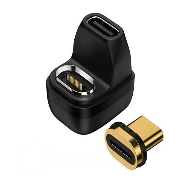 Переходник USB 4 Type C мама-папа разворот с магнитным разъемом