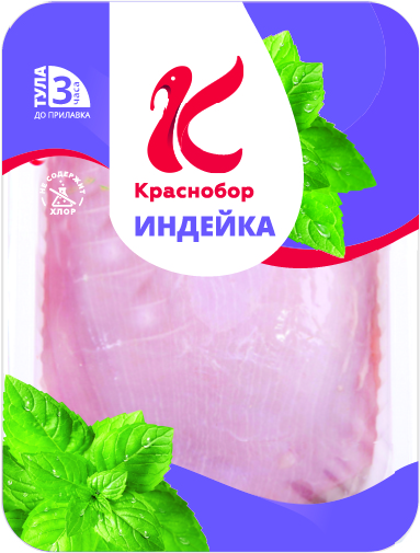 

Филе индейки Краснобор Большое охлажденное ~800 г, охлажденное мясо