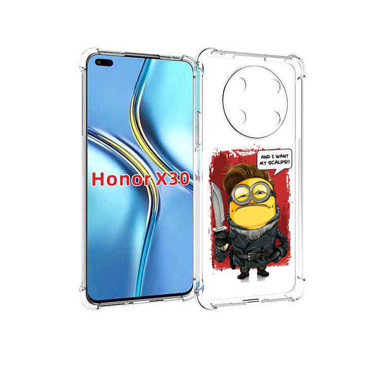 

Чехол MyPads миньон убийца для Honor X30 / Magic4 Lite 5G, Прозрачный, Tocco