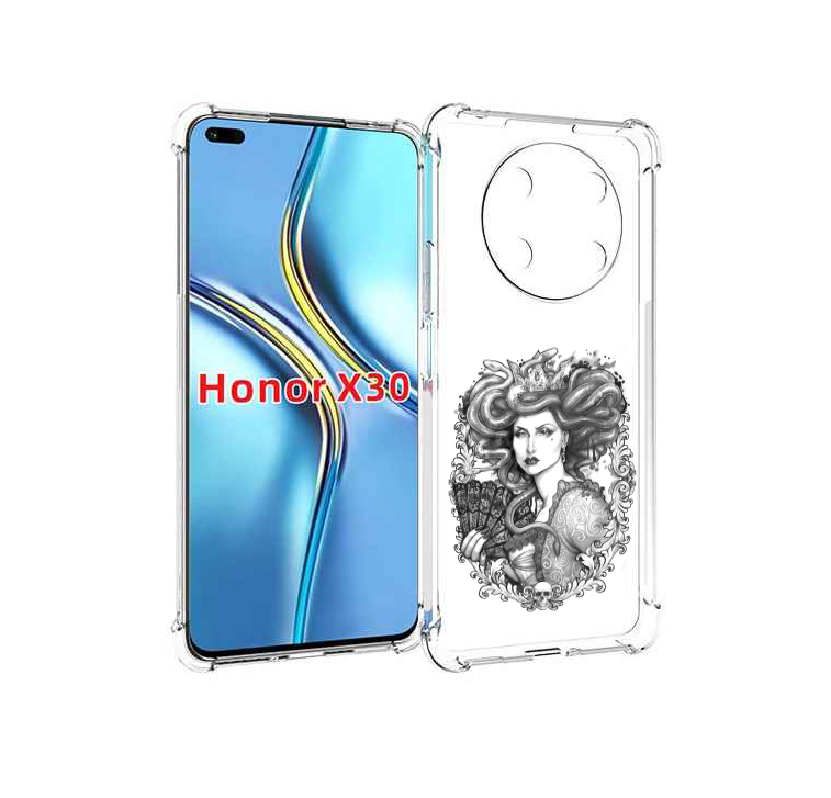 

Чехол MyPads медуза черно белый для Honor X30 / Magic4 Lite 5G, Прозрачный, Tocco