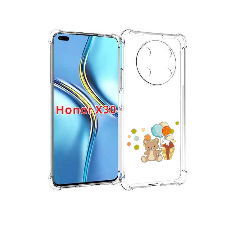 

Чехол MyPads медвеженок с подарком для Honor X30 / Magic4 Lite 5G, Прозрачный, Tocco