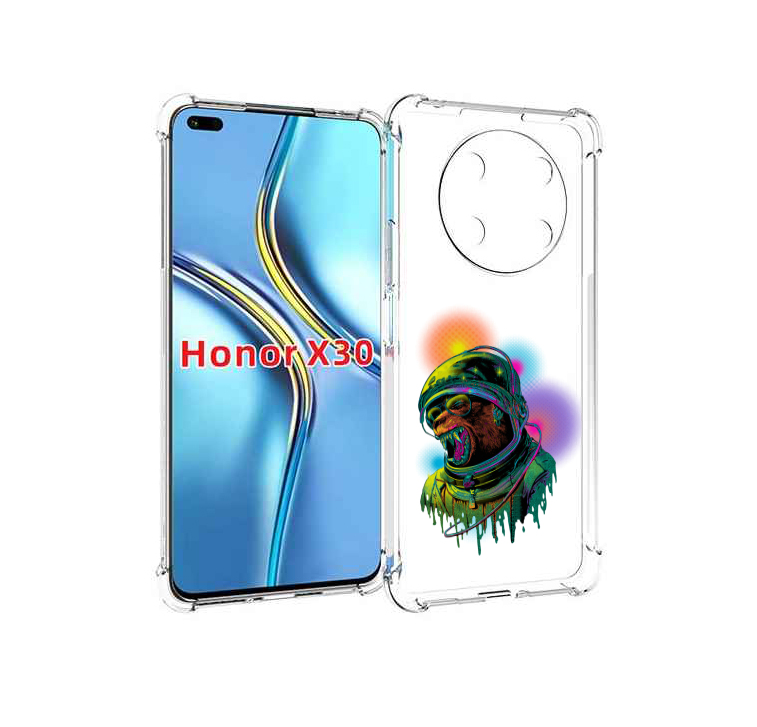 

Чехол MyPads медведь космонавт для Honor X30 / Magic4 Lite 5G, Прозрачный, Tocco