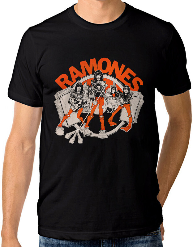 фото Футболка мужская dream shirts ramones 10009222 черная xs