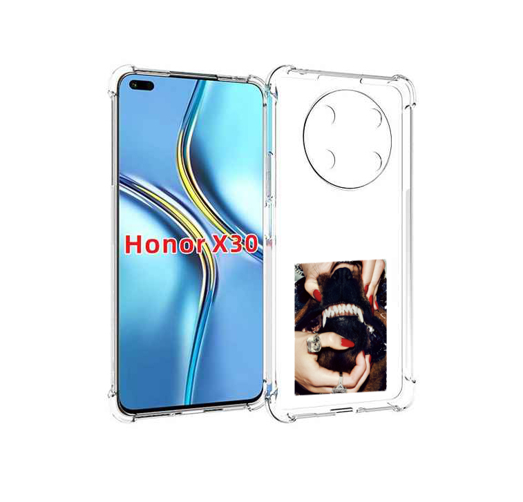 

Чехол MyPads маникюр для Honor X30 / Magic4 Lite 5G, Прозрачный, Tocco
