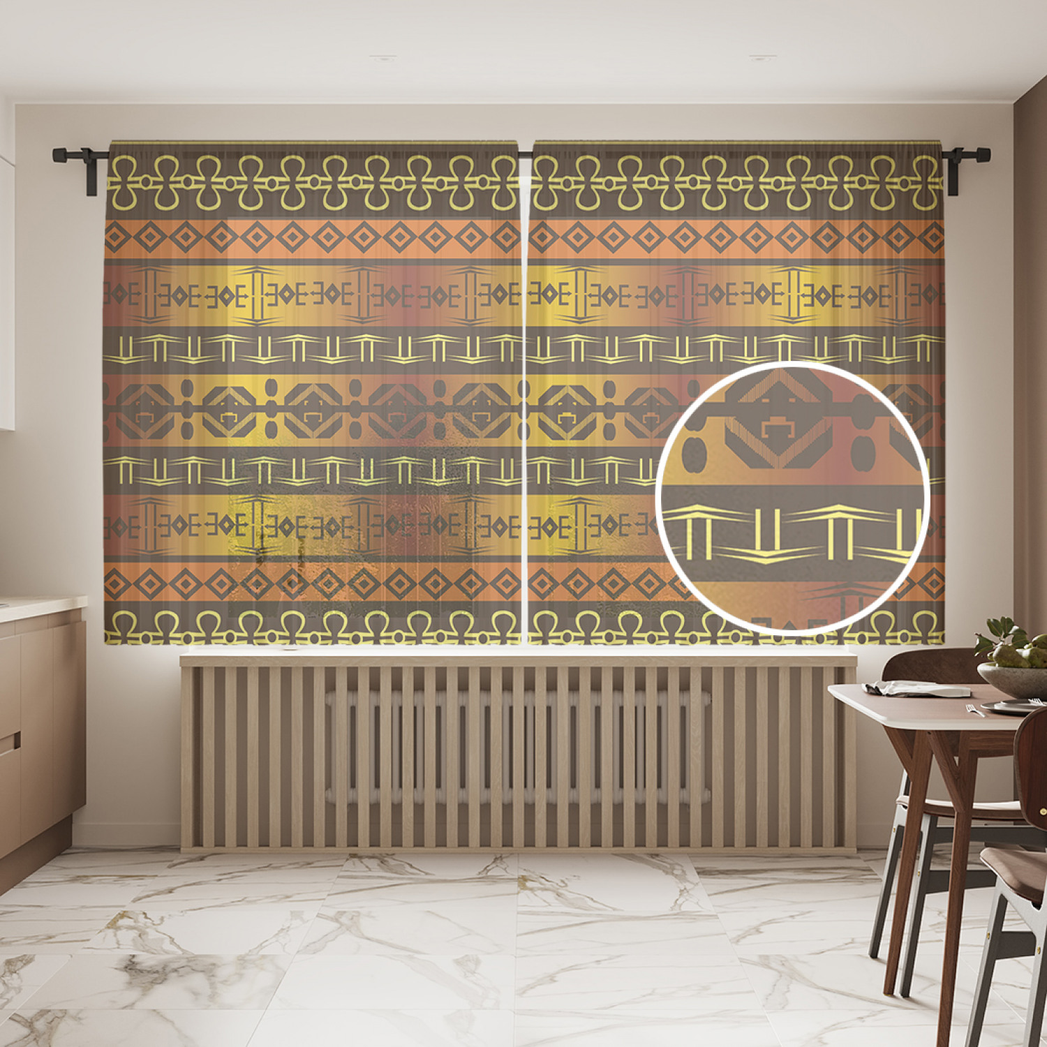 

Шторы и тюль tul_18546_145x180 Африканское полотно JoyArty, Африканское полотно
