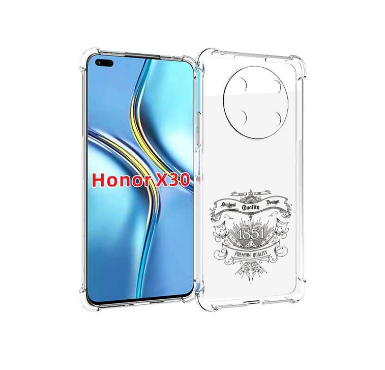 Чехол MyPads логотип 1851 год для Honor X30 / Magic4 Lite 5G