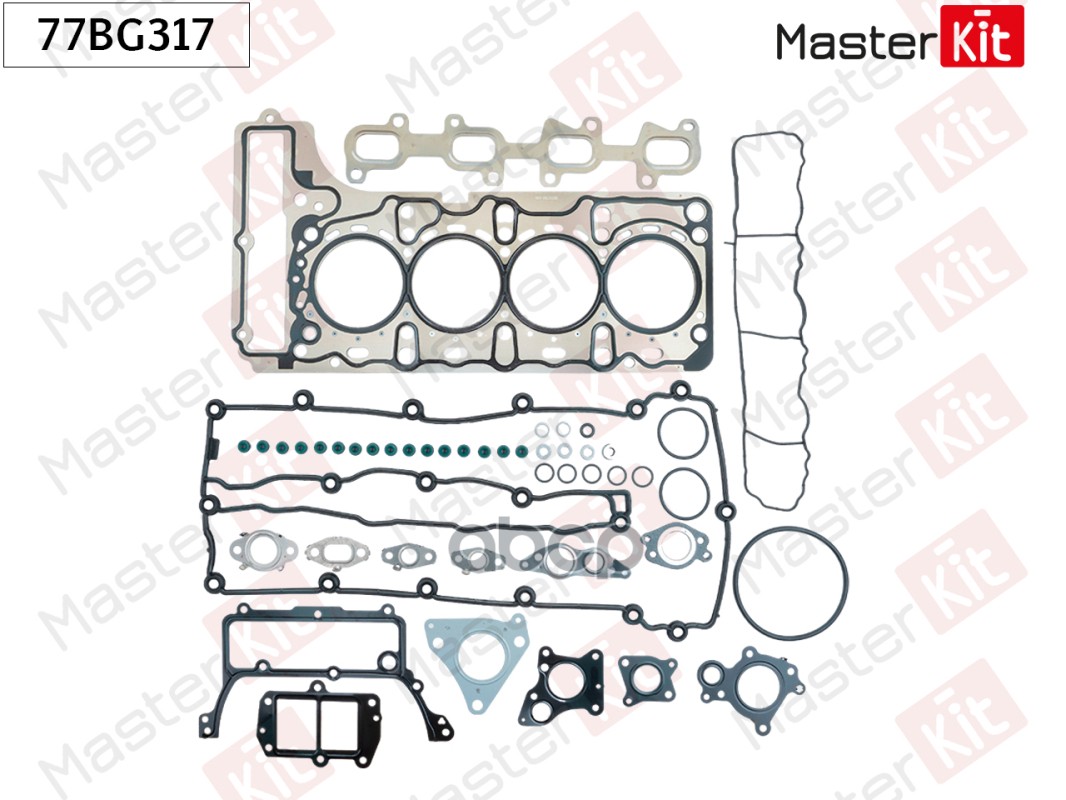 

MASTERKIT к-кт прокладок ГБЦ TOYOTA 1ZR-FAE, 2ZR-FAE 77BG317