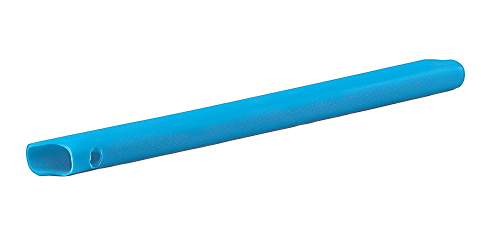 Слюноотсос стоматологический одноразовый комбинированный 100 шт. голубой
