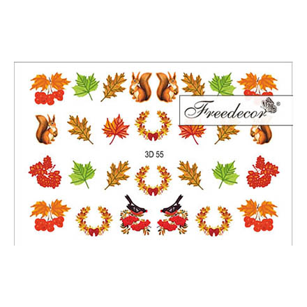 

Набор, Freedecor, 3D-слайдер №55, 2 шт., Разноцветный