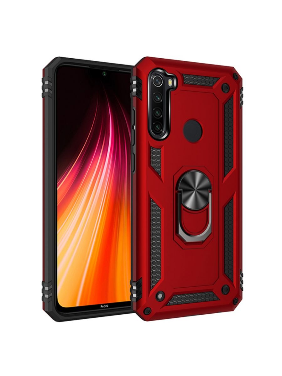 

ArmaRing чехол с кольцом подставкой и автодержателем для Xiaomi Redmi Note 8T Черный