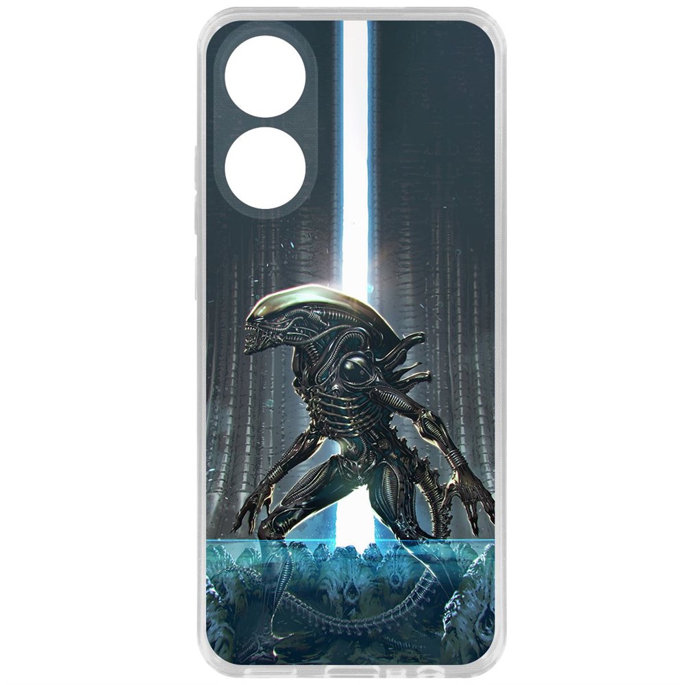 

Чехол-накладка Krutoff Clear Case Чужой. Тревога для Oppo A78 4G, Прозрачный