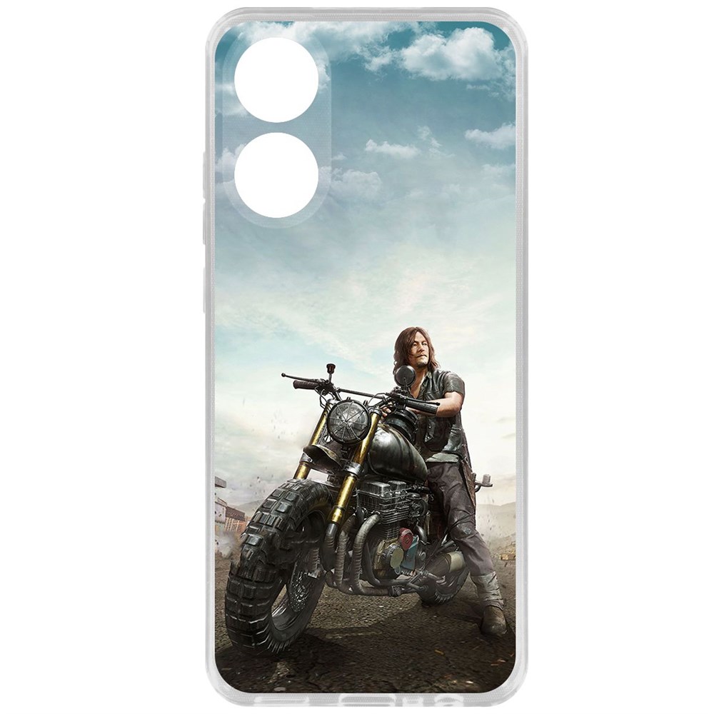 

Чехол-накладка Krutoff Clear Case Ходячие мертвецы. Дэрил для Oppo A78 4G, Прозрачный