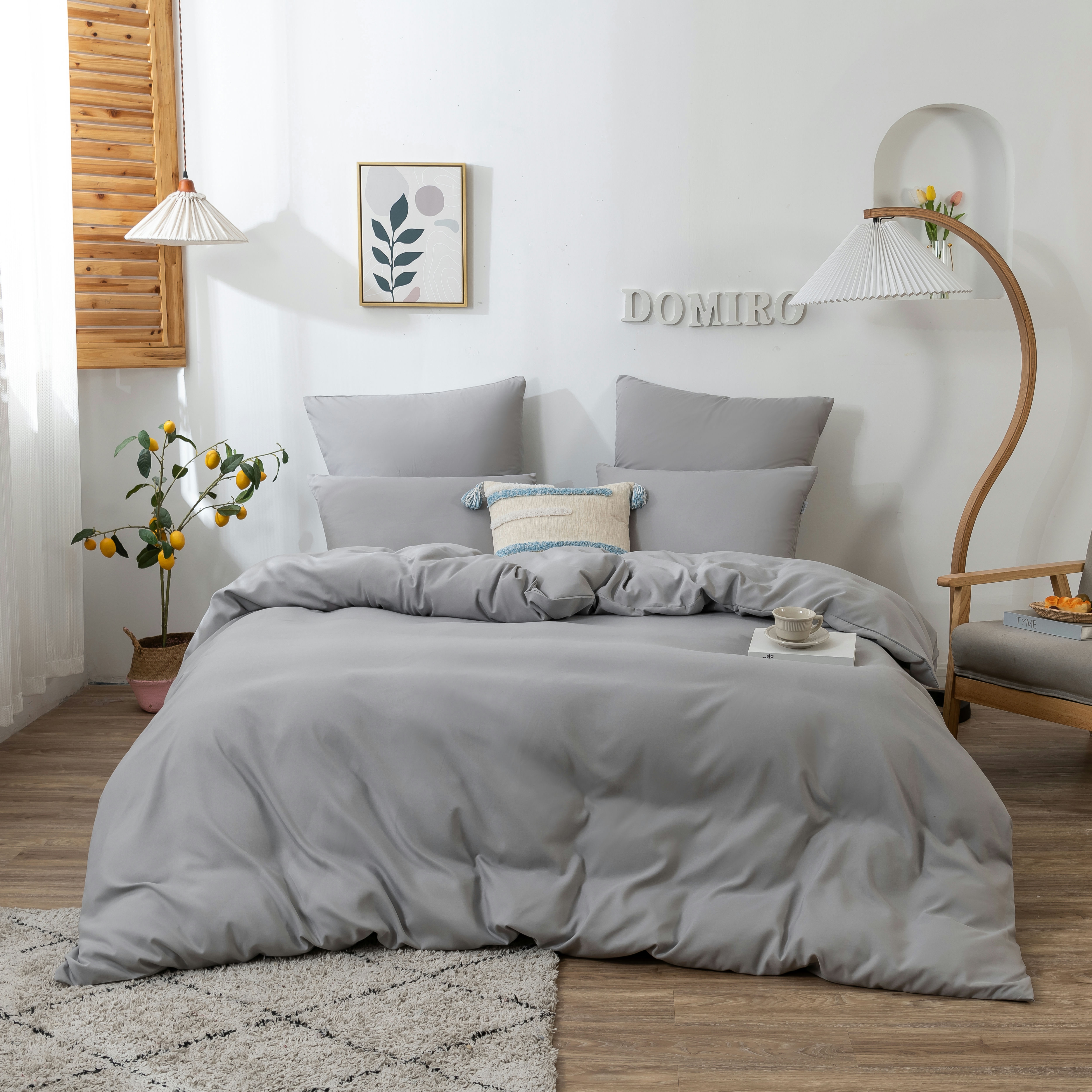 

Постельное белье DOMIRO Colors комплект Евро на молнии подарочный набор, COL01934