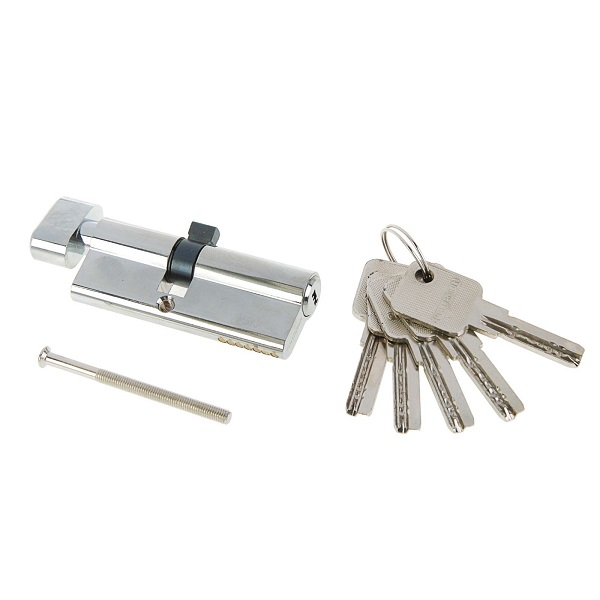 

Цилиндровый механизм PALLADIUM AL 80 C T01 CP, 35x45 мм, цвет хром