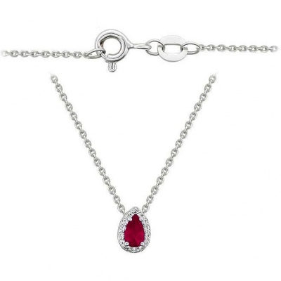 

Колье из серебра с фианитом 45 см Эстет 01Л250988-1, 01Л250988-1