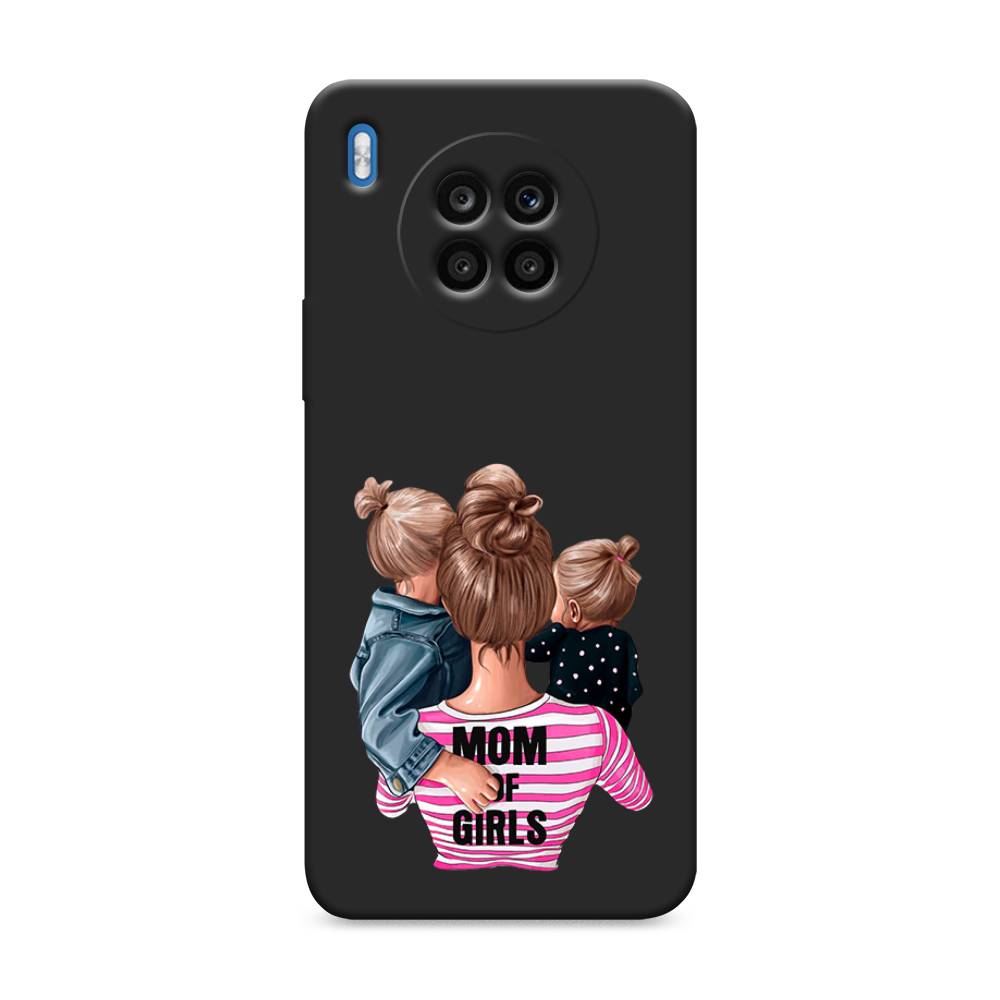

Чехол Awog на Honor 50 Lite "Mom of Girls", Синий;розовый;черный, 6106452-1