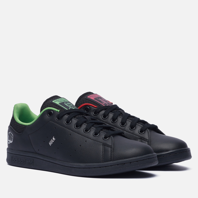 

Кроссовки adidas Originals x Disney Stan Smith Hulk & Thor чёрный, размер 39.5 EU, Черный, x Disney Stan Smith Hulk & Thor