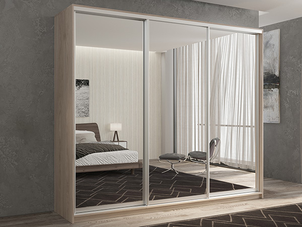 

Шкаф-купе 3-х дверный Кааппи 1 Дуб Кастелло Серый 180х45х230 см