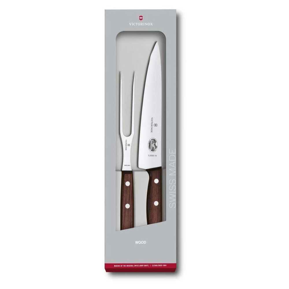 

Набор ножей кухон. Victorinox Wood (5.1020.2G) вилка дерево подар.коробка