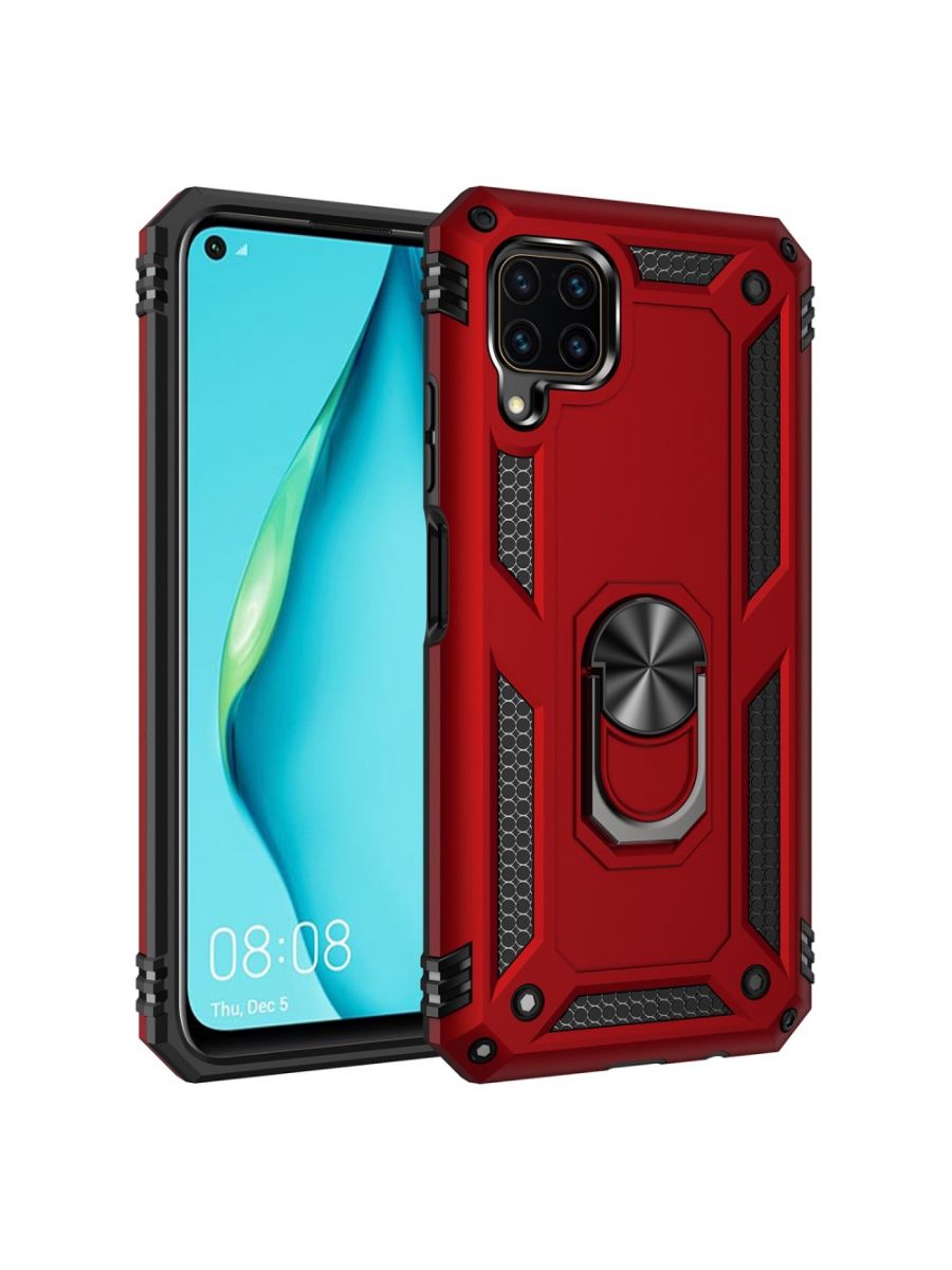 

ArmaRing чехол с кольцом подставкой и автодержателем для Huawei P40 Lite Черный