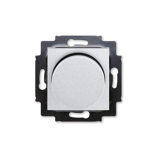 Светорегулятор (диммер) LEVIT 60-600Вт R серебро / дымчатый чёрный 2CHH942247A6070 ABB