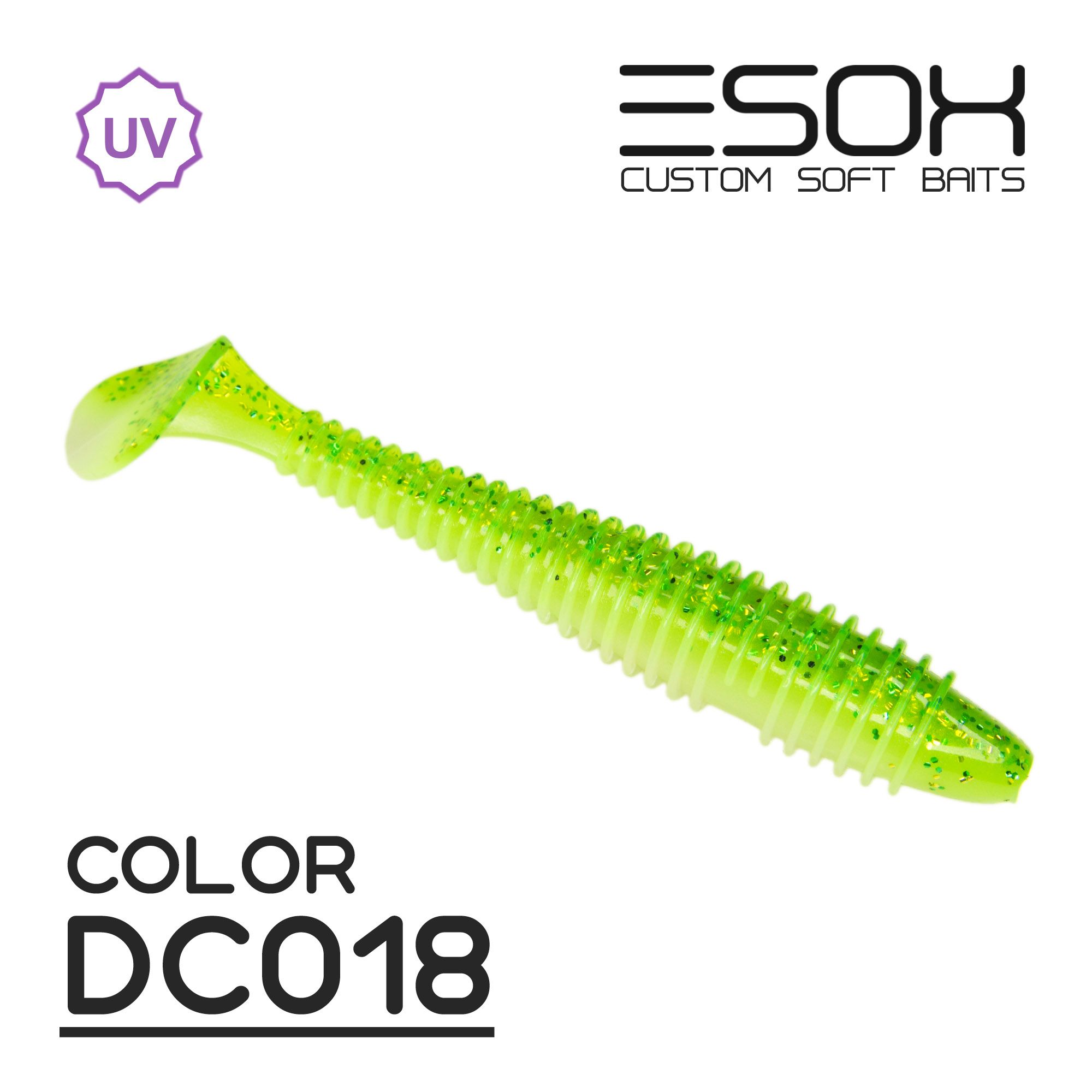 

Силиконовая приманка Esox Swinky Fat 173 мм цвет dc018 3 шт, Разноцветный, Swinky Fat