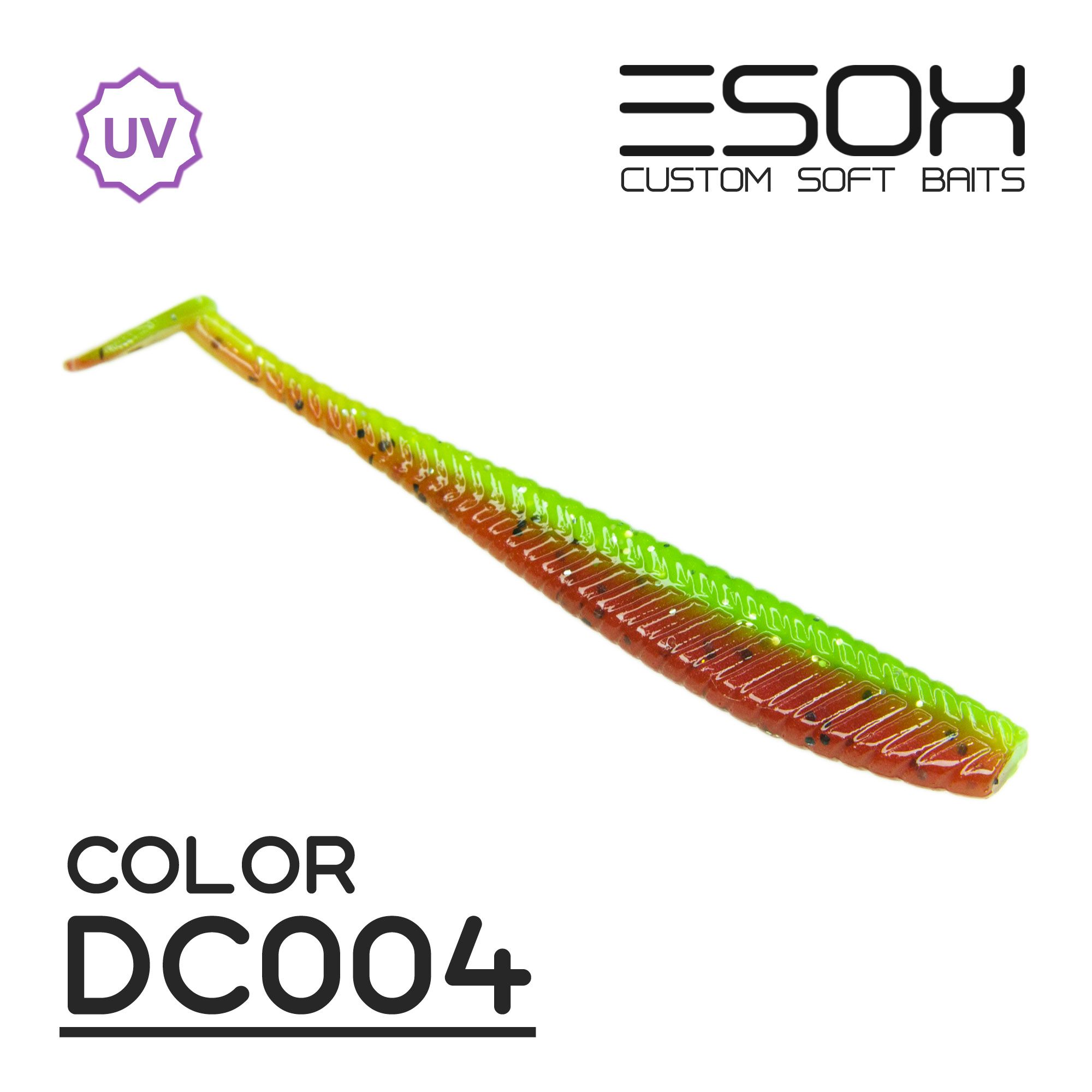 

Силиконовая приманка Esox Tratta 106 мм цвет dc004 5 шт, Разноцветный, Tratta