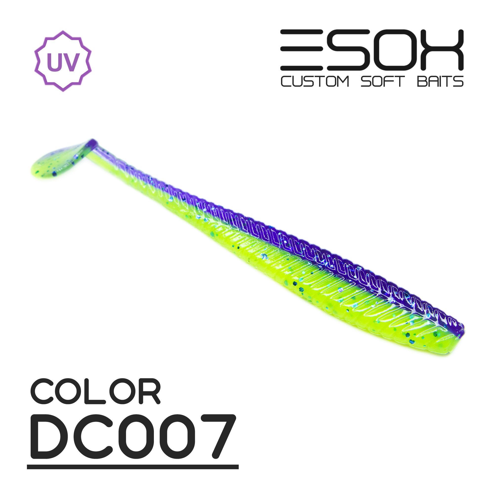 

Силиконовая приманка Esox Tratta 106 мм цвет dc007 5 шт, Разноцветный, Tratta