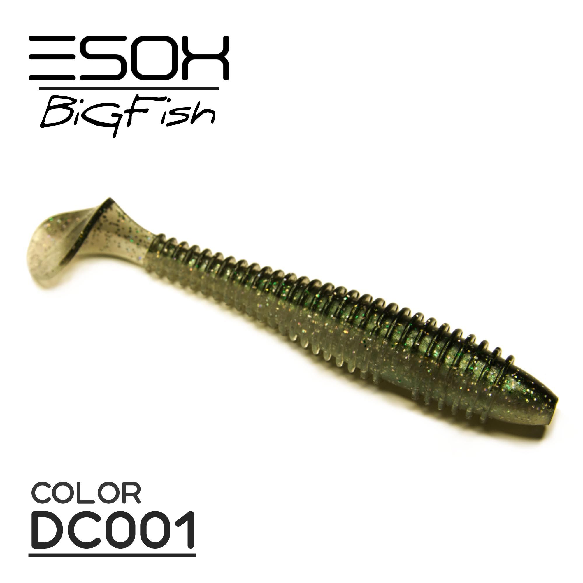 Силиконовая приманка Esox Swinky Fat 173 мм цвет dc001 3 шт