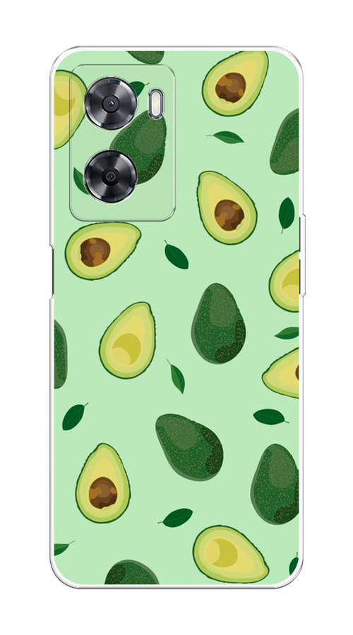 

Чехол на Oppo A57 4G/A77 4G/A77s 4G/A57s "Blue avocado", Коричневый;зеленый, 2511850-1