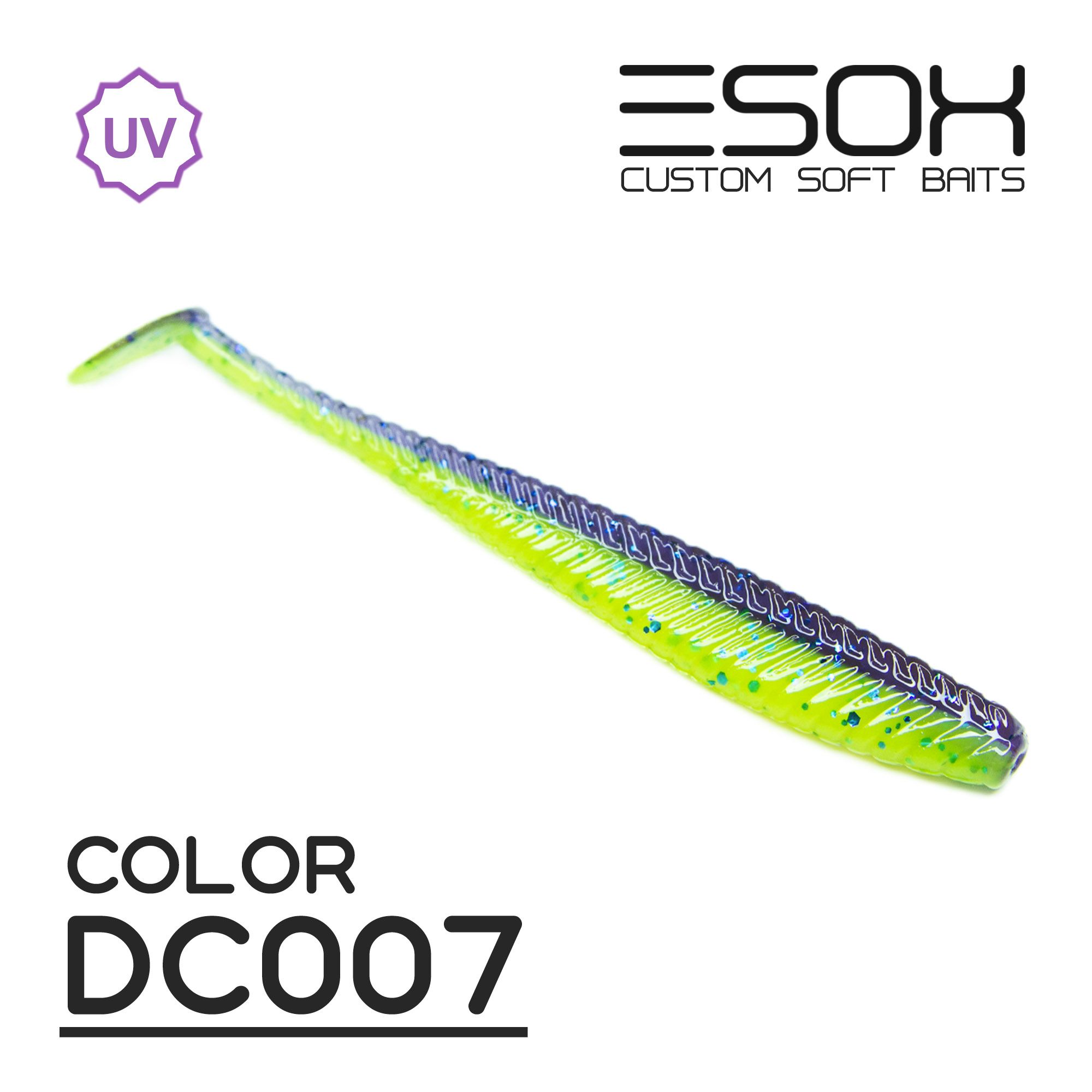 

Силиконовая приманка Esox Tratta 89 мм цвет dc007 6 шт, Разноцветный, Tratta