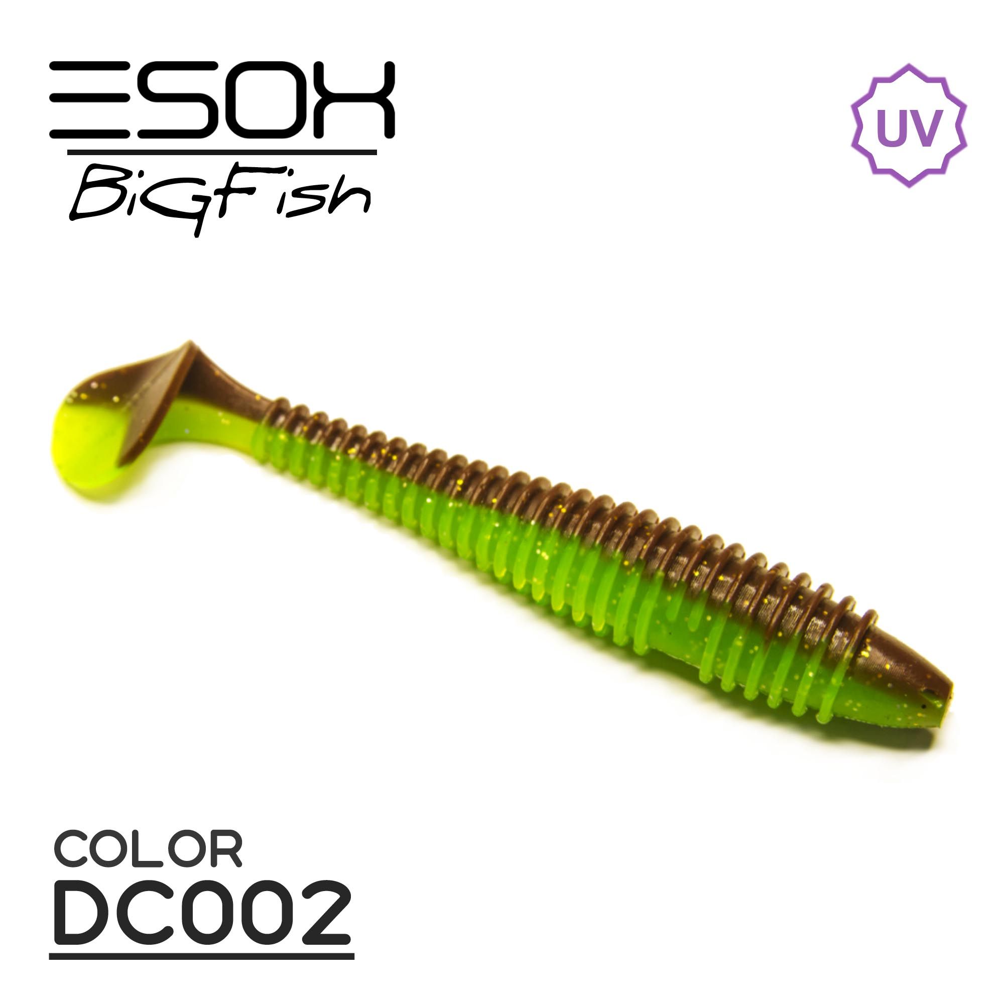 

Силиконовая приманка Esox Swinky Fat 173 мм цвет dc002 3 шт, Разноцветный, Swinky Fat