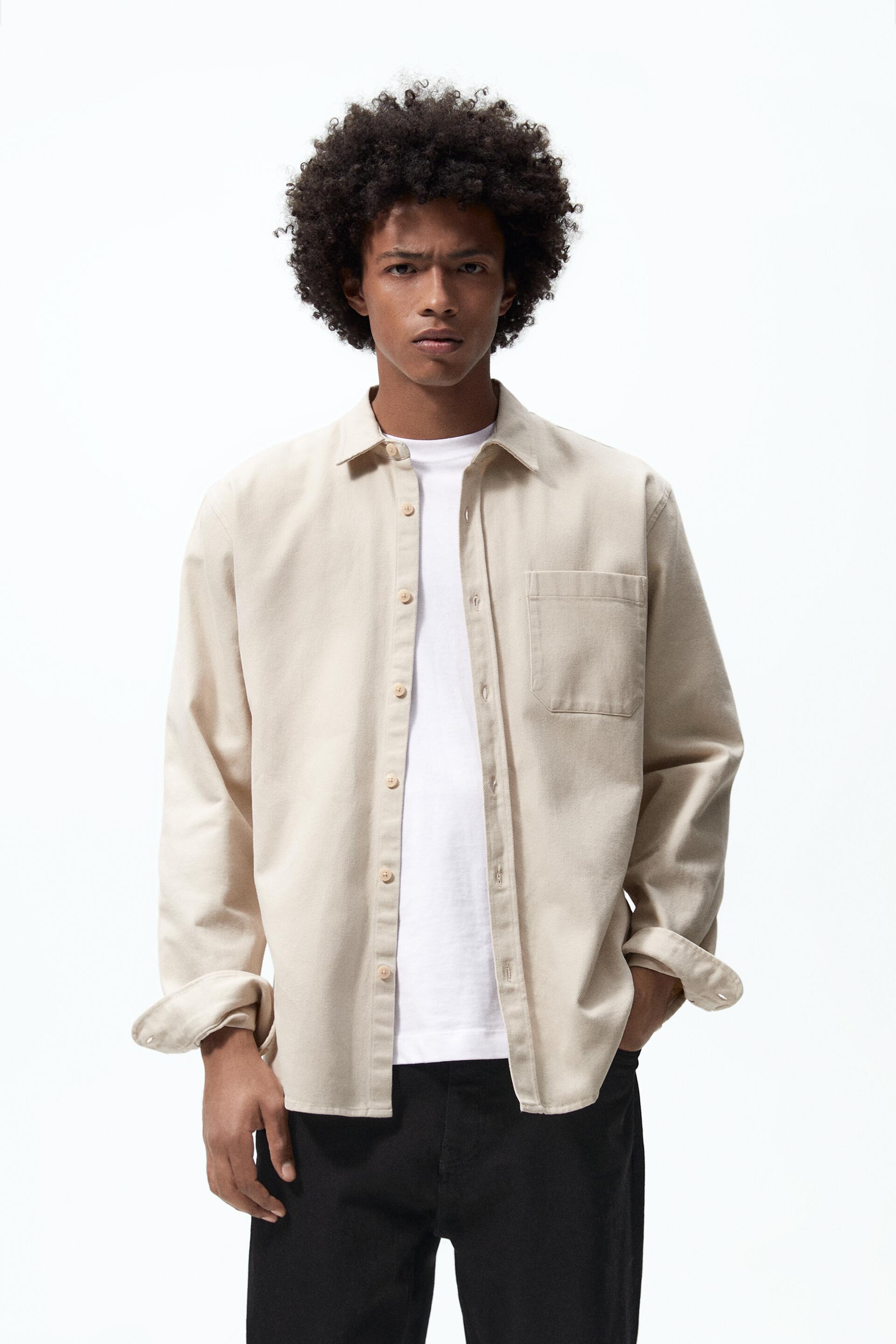

Рубашка мужская ZARA 07545360 белая S (доставка из-за рубежа), 07545360