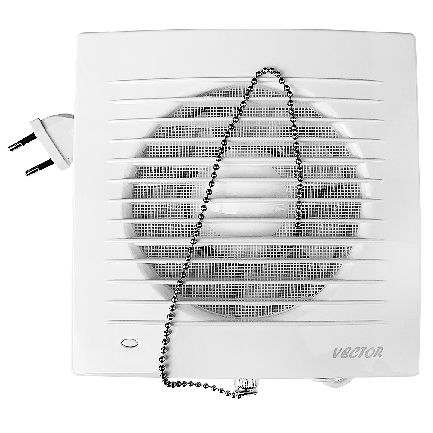 Вентилятор вытяжной Vector 150 В, 150 мм., 280м3/ч., 20 Вт., выключатель, белый