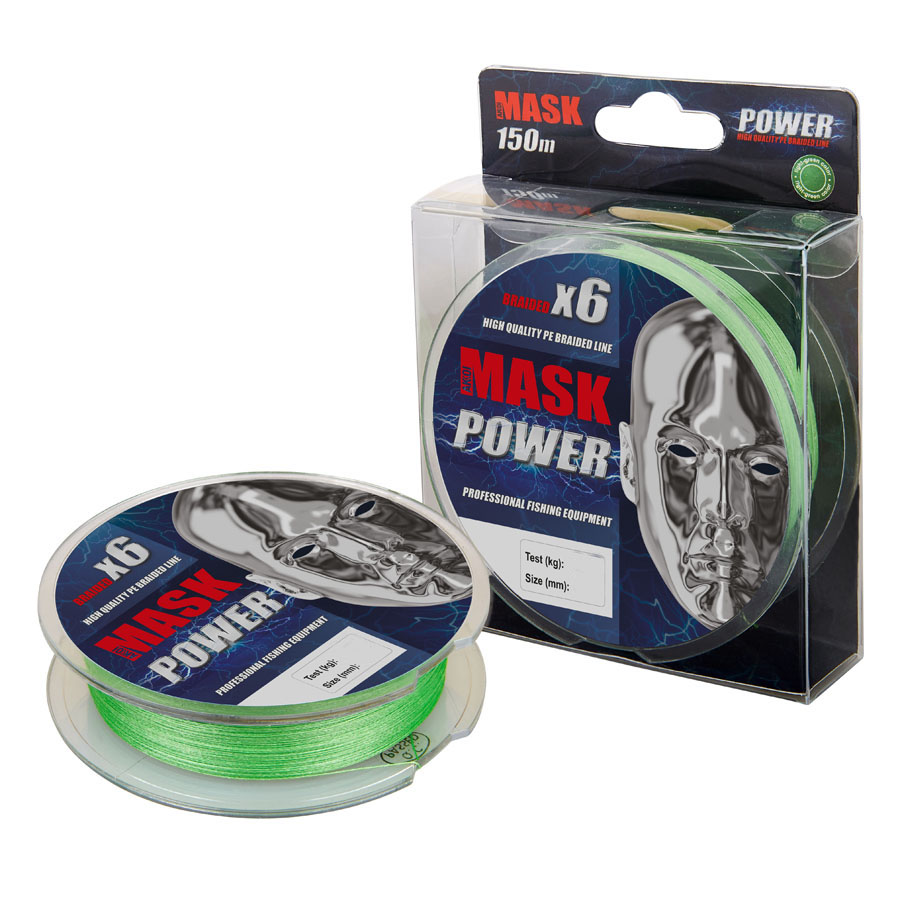 

Леска плетенная AKKOI Mask POVER X6-150m (green) 0.14mm