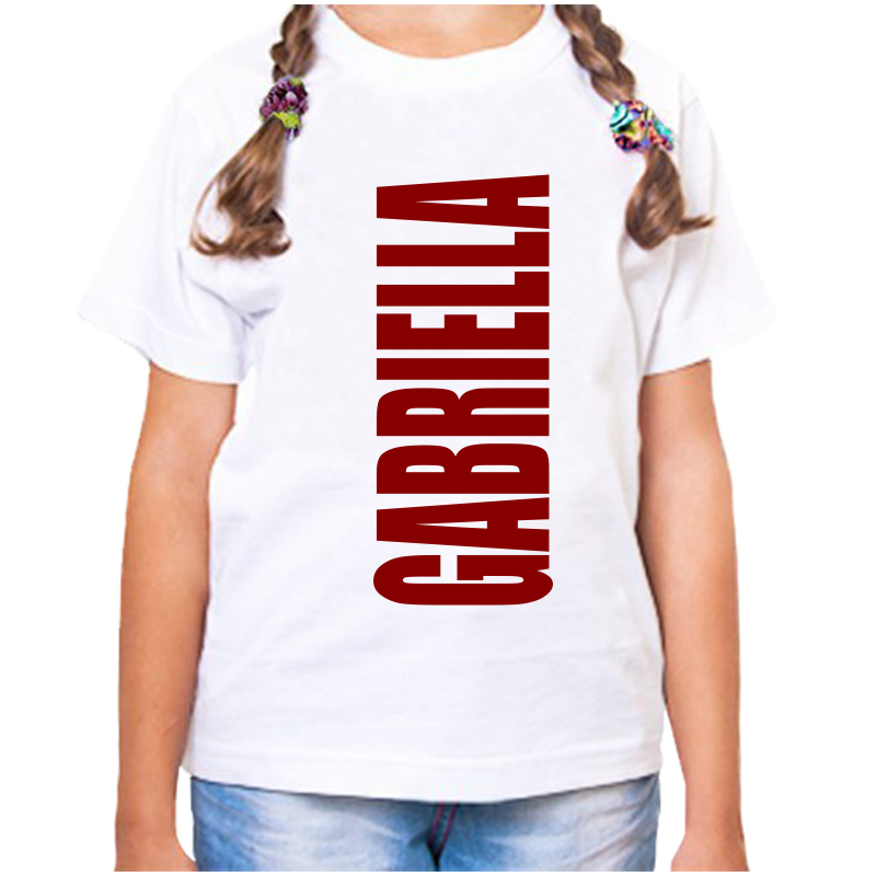 

Футболка девочке белая 34 р-р габриелла, Белый, fdd_gabriella