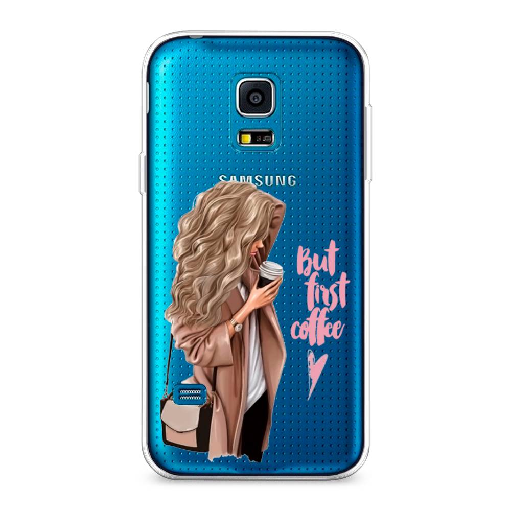 

Чехол Awog "Девушка с кофе" для Samsung Galaxy S5 mini