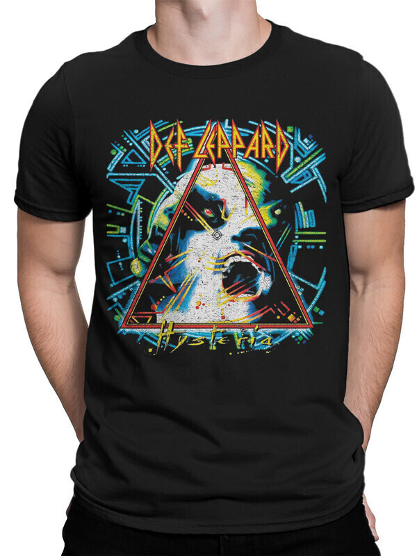 

Футболка мужская Dream Shirts Def Leppard 10009202 черная S, Def Leppard 10009202