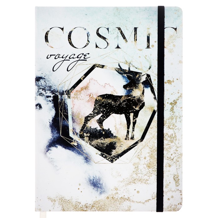 

Блокнот Полином Cosmic Voyage А5 96 листов в клетку, твердая обложка, блок 70 г/м2